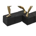 Miniatyrbilde 2 av 2: Dekorativ Figur DKD Home Decor 21 x 5,5 x 25,5 cm Svart Gyllen Idretsutøver (2 enheter)