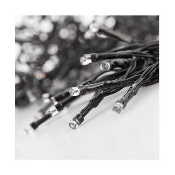 Krans av LED-lys Flerfarget (11 m)
