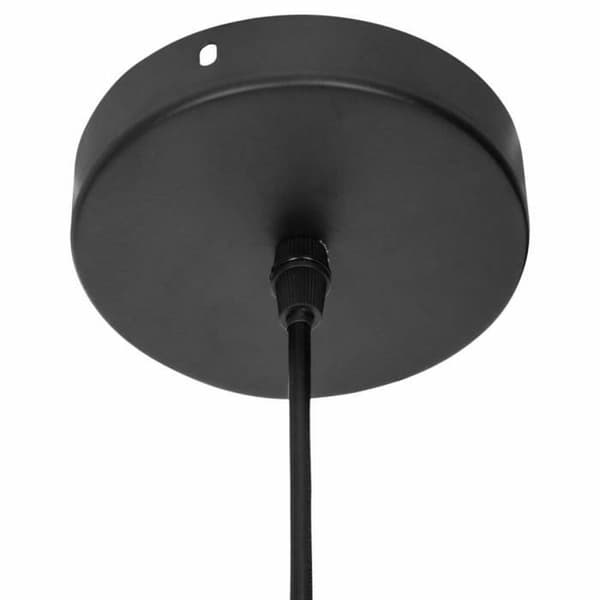 Kattolamppu Atmosphera Jena Musta 40W Metalli (26 x 26 x 25 cm)