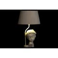 Miniatyrbild 2 av 7: Bordslampa DKD Home Decor Röd Harts Ljusrosa 220 V 50 W 30 x 30 x 49 cm (2 antal)