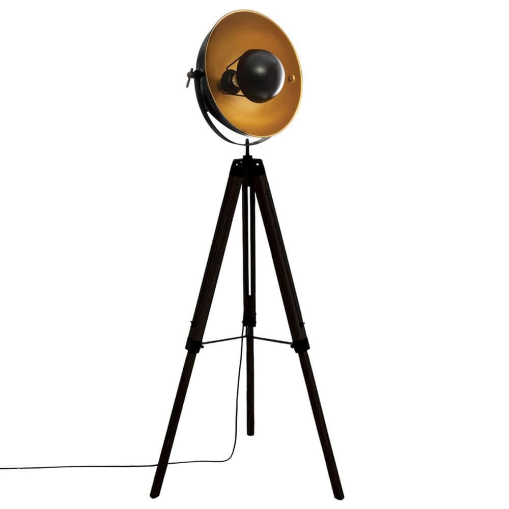 Golvlampa Atmosphera Loft Lahti Tripod Svart Metall (156,5 x 65 x 57 cm)