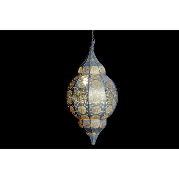 Taklampa DKD Home Decor 31 x 31 x 64 cm Gyllene Vit Järn 50 W