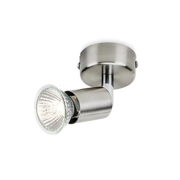 Taklys Philips Foco Metall 8 x 13 cm Grå 50 W Kromfarget