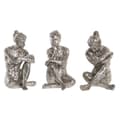 Miniatyrbilde 1 av 3: Dekorativ Figur DKD Home Decor 17 x 15 x 26 cm Dame Sølv (3 enheter)