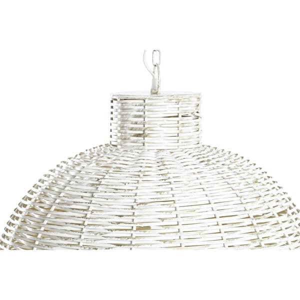 Loftslampe DKD Home Decor Hvid Gylden Jern 50 W 51 x 51 x 38 cm
