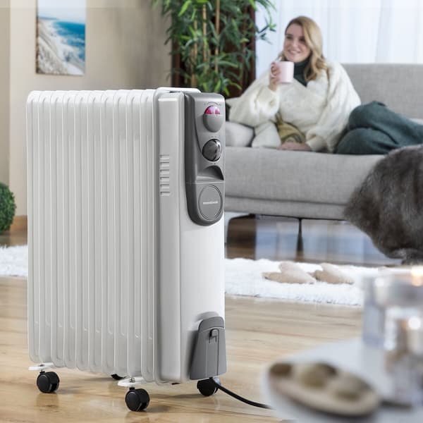 Öljytäytteinen lämpöpatteri Oileven InnovaGoods 2500 W (11-lokeroinen)