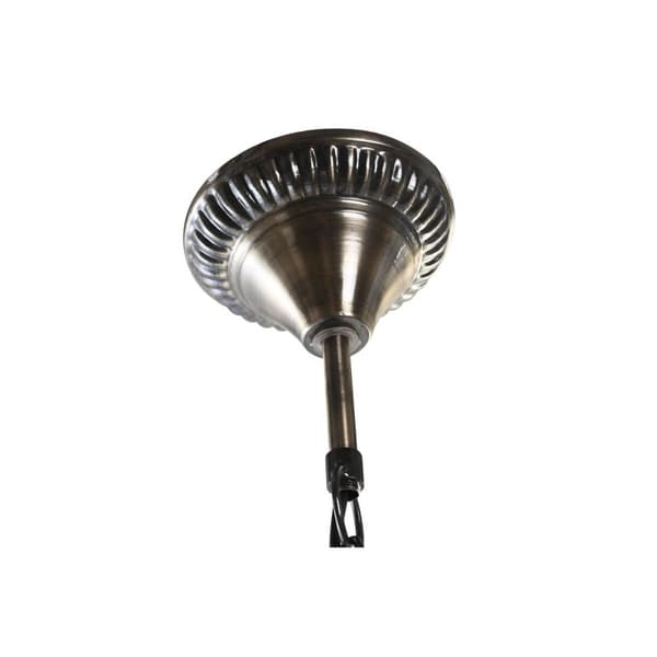 Taklys DKD Home Decor Hvit Metall Krystall 25 W 23 x 23 x 33 cm