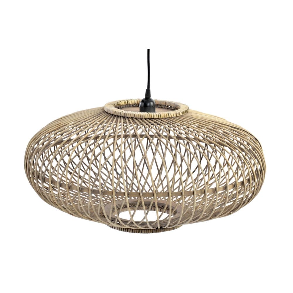 Taklampa DKD Home Decor Brun Bambu (56 x 56 x 28 cm)