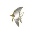 Miniatyrbilde 1 av 3: Veggpryd DKD Home Decor 25 x 3 x 38 cm Gyllen Fisk