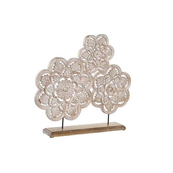 Dekorativ figur DKD Home Decor 50 x 9 x 45 cm Hvid