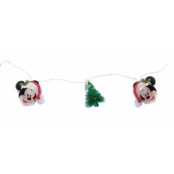 Krans av LED-lys Mickey Mouse Happy smiles 165 cm
