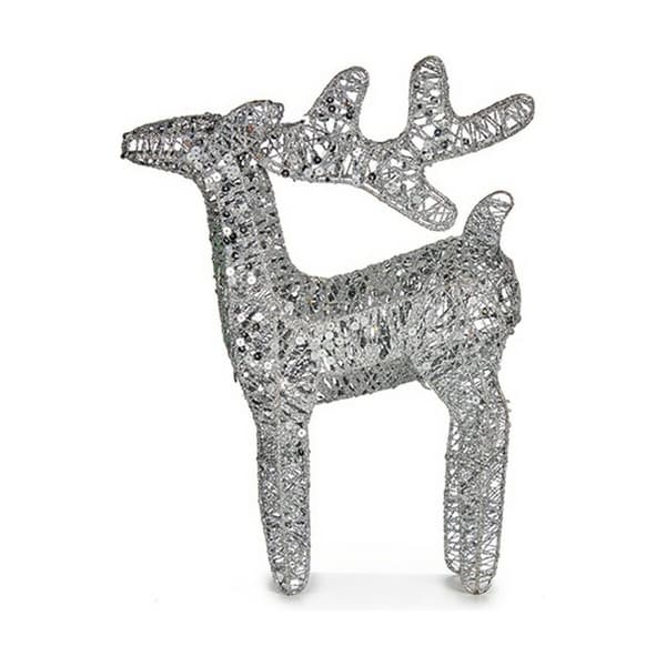 Julrenar Silvrig Metall 30 x 43,5 x 10 cm
