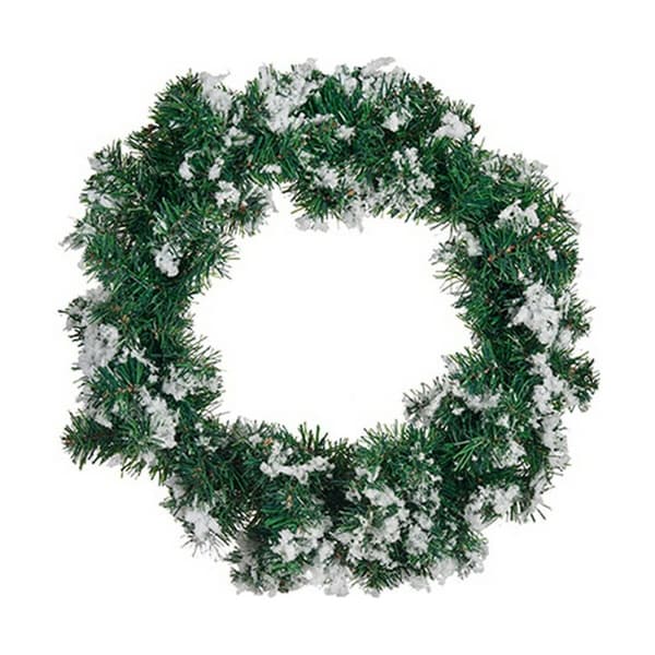 Adventkranse Snøflakes Hvit Grønn