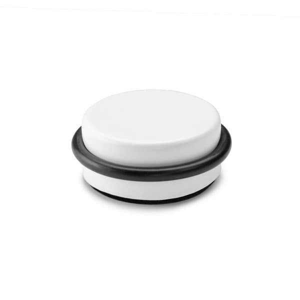 Ovikiila Inofix Ø 4,6 x 1,8 cm Ovet Itseliimautuva Valkoinen