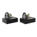 Miniatyrbild 1 av 3: Szökőkút DKD Home Decor Buddha Harts Orientalisk 29 x 21 x 23 cm (2 antal)