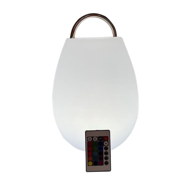 Solcellslampa DKD Home Decor Svart Polyetylen Vit (22 x 22 x 31,5 cm)