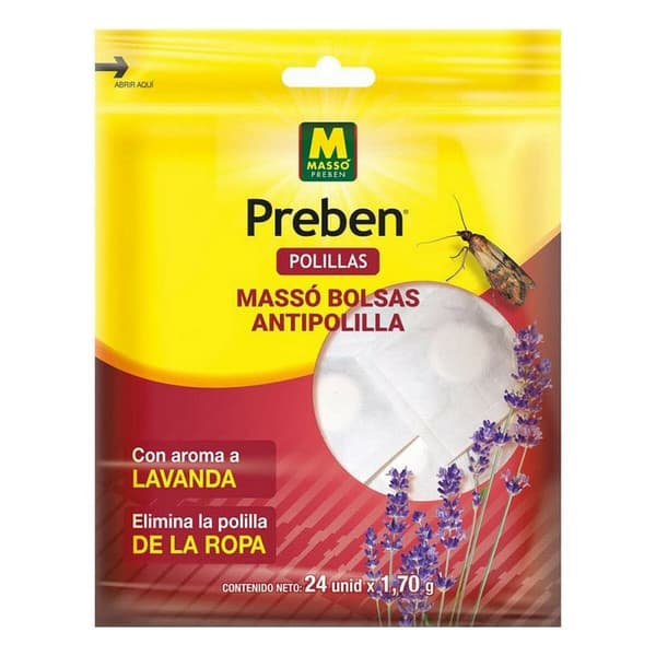 Mothproof Massó Lavendel Bag 24 enheter