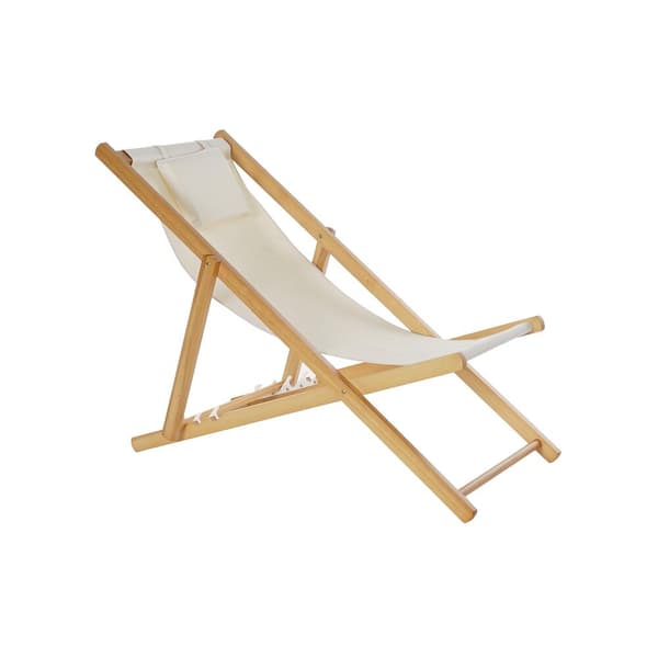 Šezlongas DKD Home Decor Beige Luonnollinen Polyesteri MDF (57,5 x 113 x 77 cm)