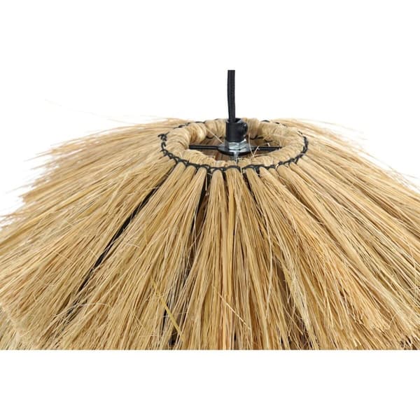 Loftslampe DKD Home Decor Natur Metal 40 W Jute (45 x 45 x 55 cm)