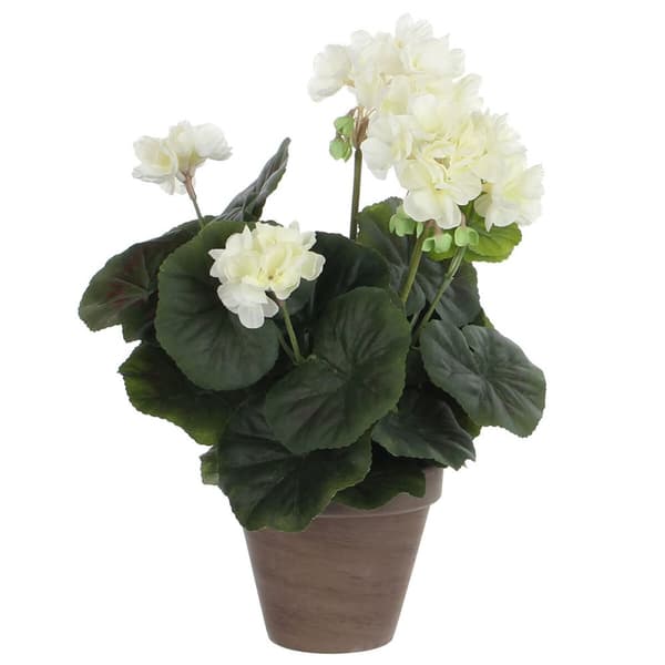 Dekorativ Plante Mica Decorations PVC Geranium
