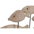 Miniatyrbillede 2 af 3: Dekorativ figur DKD Home Decor 51 x 8 x 27 cm Ældet overflade Lys brun Spiraler