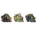 Miniatyrbilde 1 av 3: Dekorativ Figur DKD Home Decor 15,5 x 10,5 x 11 cm Flerfarget Hodeskalle (3 enheter)