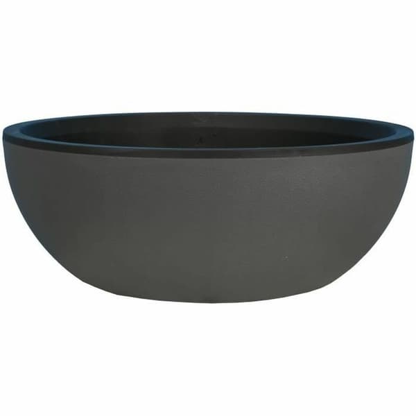 Kruka Riviera Granite Ø 40 cm Grå
