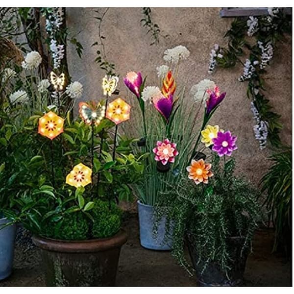 Sollampa Lumineo 11 x 6 x 49,5 cm Sol Blomster