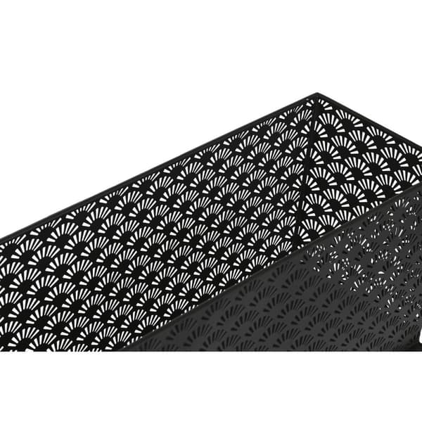 Sett med blomsterpotter DKD Home Decor 60 x 22 x 70 cm Svart Metall