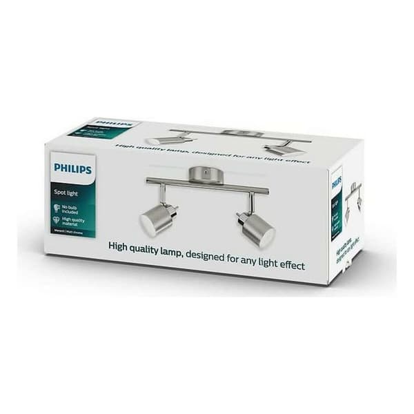 Taklys Philips Meranti 10 x 28,5 x 15,5 cm Sølv Metall