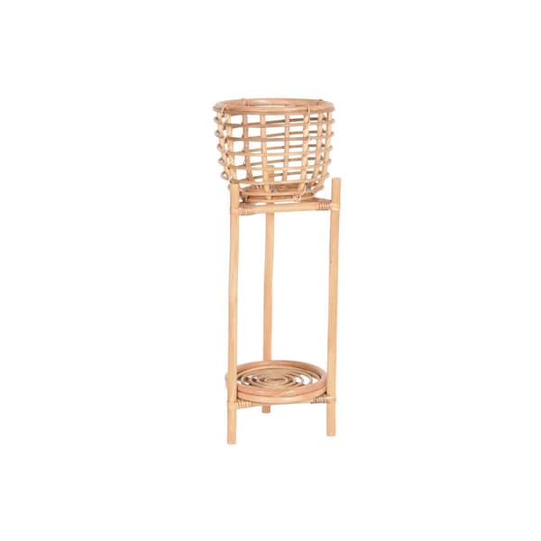Planter DKD Home Decor 25 x 25 x 70 cm Naturell Rotting Bali