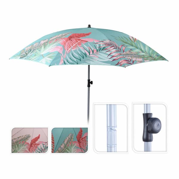 Aurinkovarjo Pro Beach dyr Justerbar Plast Ø 160 cm Ø 200 cm