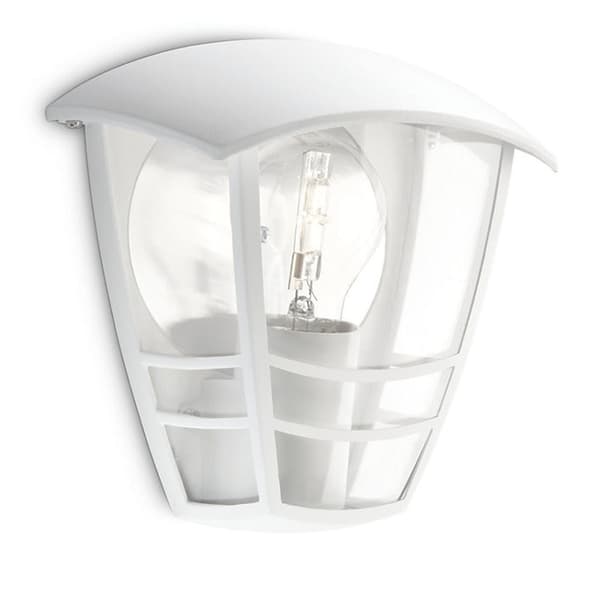 Væglampe Philips Creek 19,5 cm Hvid Metal Aluminium A+ E27