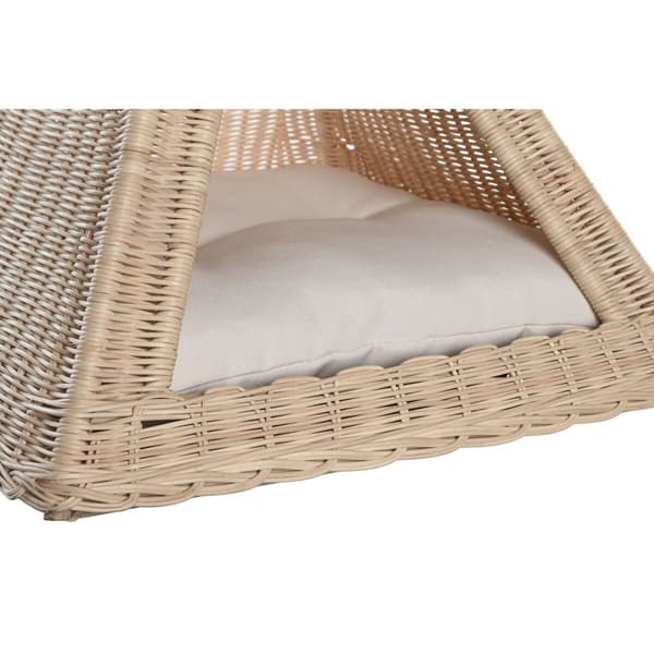 Hundeseng DKD Home Decor Natur Spanskrør 45 x 45 x 45 cm
