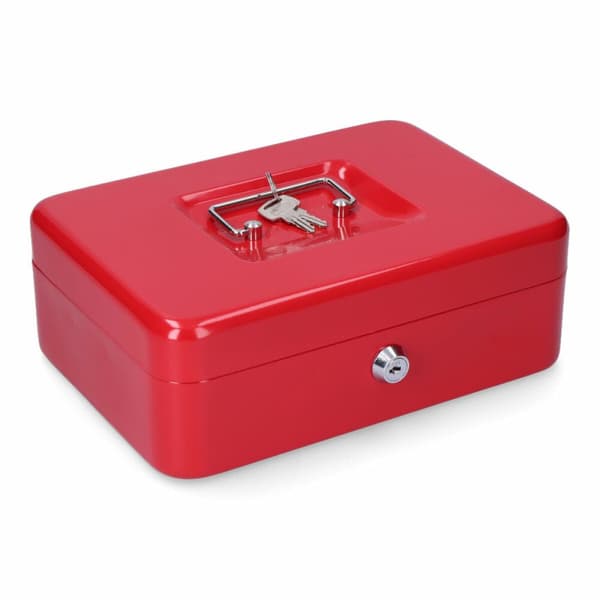 Värdeskåp Micel CFC09 M13398 Röd Stål 25 x 18 x 9 cm 250 x 180 x 90 mm