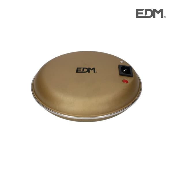 Keramisk varmer med kontakt EDM 07180 07180 Gyllen 500 W