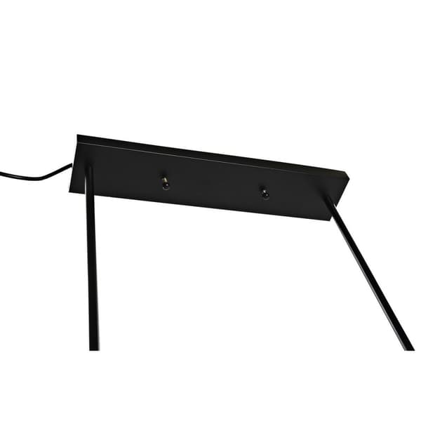 Taklys DKD Home Decor 100 x 29 x 22 cm Svart Gyllen Metall 50 W