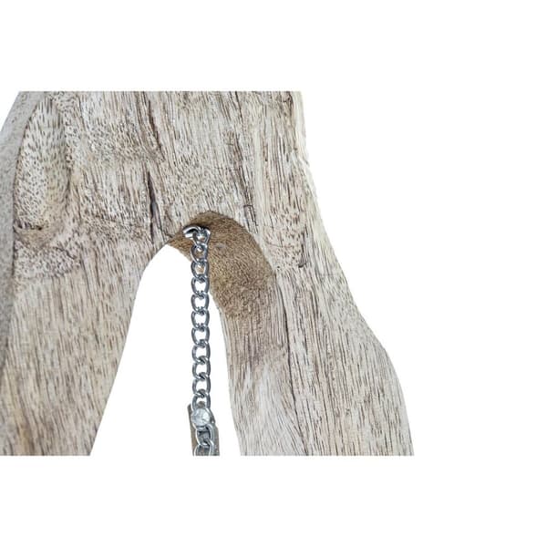 Dekorativ Figur DKD Home Decor Brun Sølv Naturell 18 x 9 x 62 cm (2 enheter)