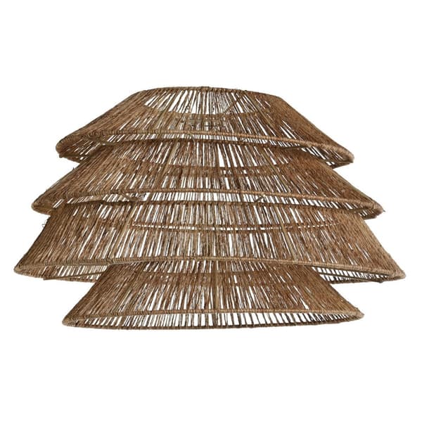Lampeskærm DKD Home Decor Natur Jute 50 x 50 x 30 cm