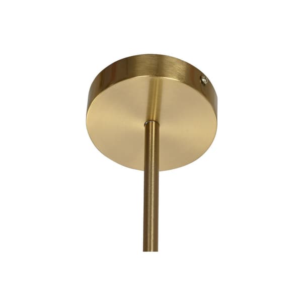 Loftslampe DKD Home Decor 64 x 64 x 64 cm Krystal Gylden Metal Hvid 50 W
