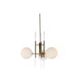 Miniatyrbillede 7 af 7: Loftslampe DKD Home Decor 64 x 64 x 64 cm Krystal Gylden Metal Hvid 50 W