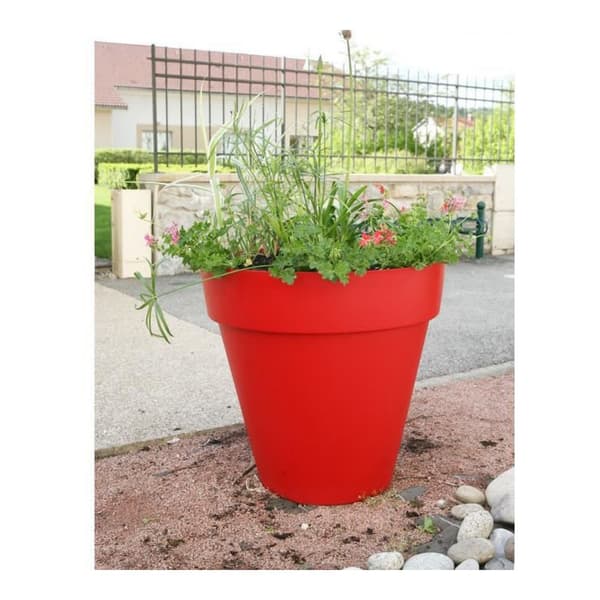 Kruka Riviera 414056 Ø 39,2 x 35,8 cm Röd