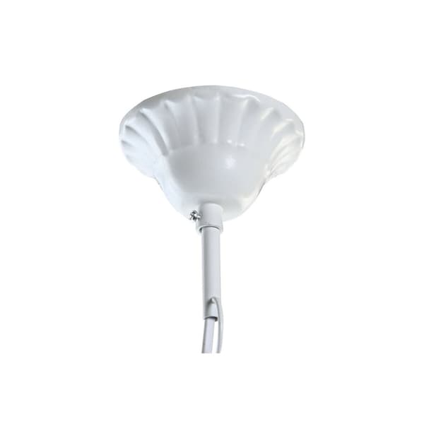 Loftslampe DKD Home Decor 28 x 28 x 44 cm Metal Hvid Multifarvet 50 W