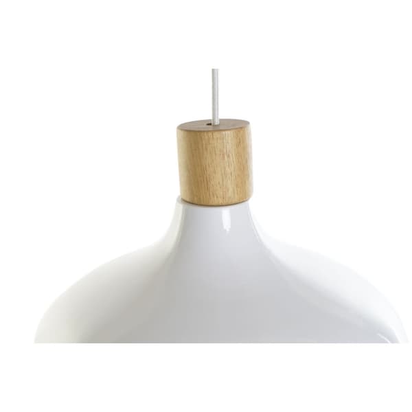Taklys DKD Home Decor Hvit Brun Metall Furutre 50 W 35,5 x 35,5 x 21 cm Hvit