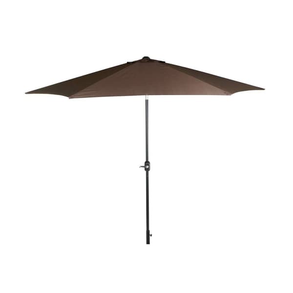 Aurinkovarjo DKD Home Decor Svart Brun Stål 300 x 300 x 250 cm