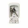 Miniatyrbild 5 av 5: Kassaskåp Master Lock 5401EURDCRM Nycklar Vit Grå Metall Aluminium 8 x 3 x 12 cm