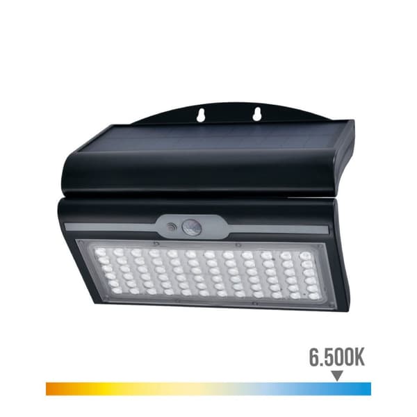 Væglampe EDM 31849 Sort 6 W 430 Lm 6500 lm Bevægelsessensor Solar (6500 K)