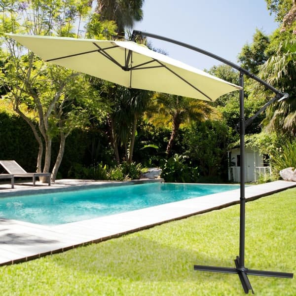 Aurinkovarjo Aktive BANANA 270 x 268 x 270 cm Ø 270 cm Aluminium Krem