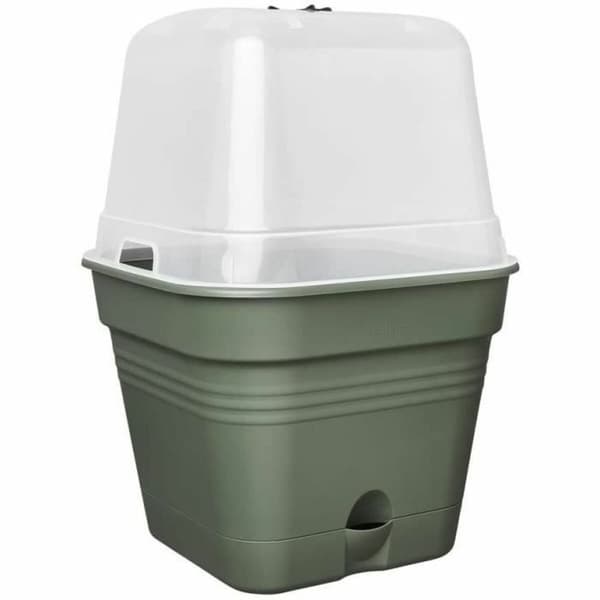 Kruka Elho Med lock Grön Plast Ø 20 cm