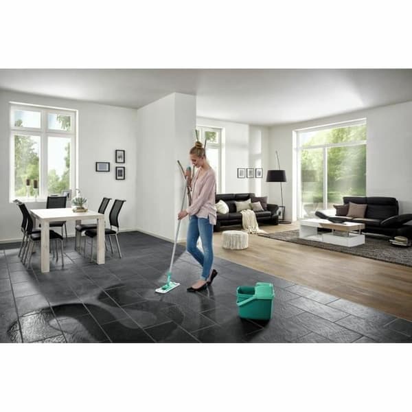 Mop with Bucket Leifheit Combi Clean M Grön Metall Plast